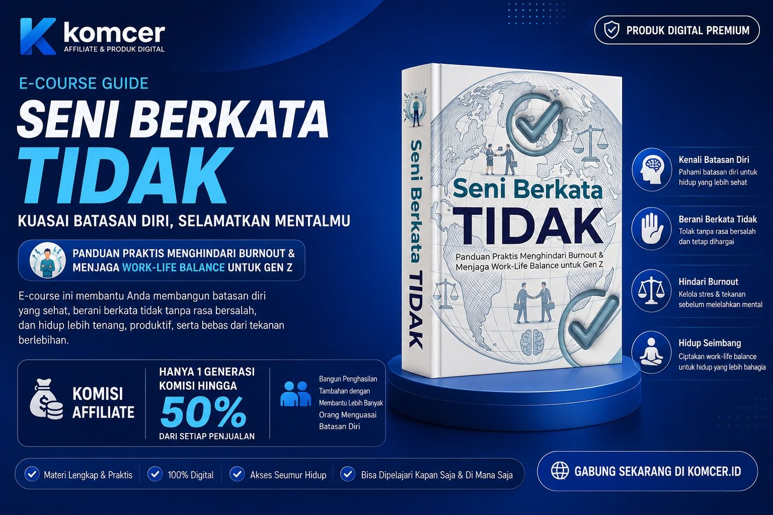 Komcer - Affiliate & Produk Digital
